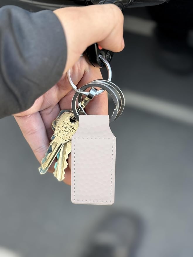 LaserGram Rectangle Keychain, Golfer Golfing, Personalized Engraving Included