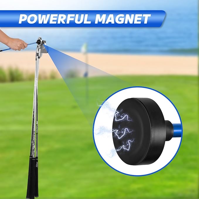 CRAFTSMAN GOLF Club Face Magnet Alignment Tool for Aiming, Golf Magnetic Alignment Sticks Rods for Golf Training Aid Face Pointer 10"
