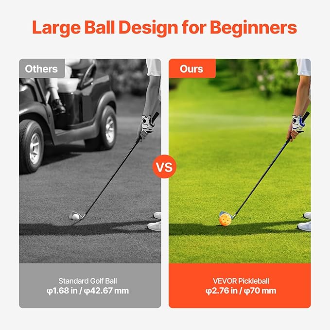 VEVOR Backyard Golf Game, 3 Hole Golf Course, Golf Game Practice Games, Golf Chipping Game for Family, Adults and Kids, Portable Outdoor Yard Golf Game for Lawn, Yard, Camping, Park, Beach