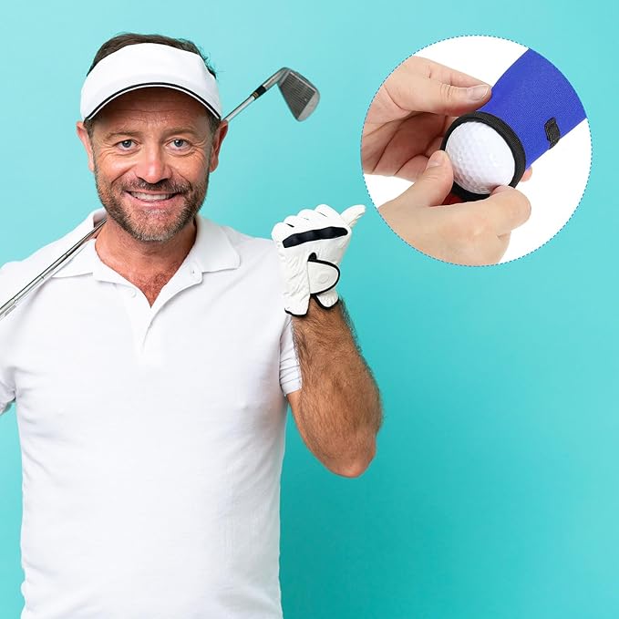 PATIKIL Golf Ball Carry Bag, Golf Tee Holder Pouch Portable Neoprene Golf Ball Holder with Clip for Men and Women Storage Gifts