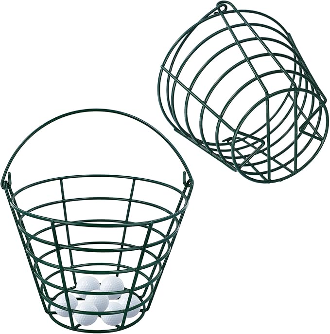Roykaw Golf Ball Basket Bucket Container for 50 Balls,with Handle,Built to Last/Easy to Organize