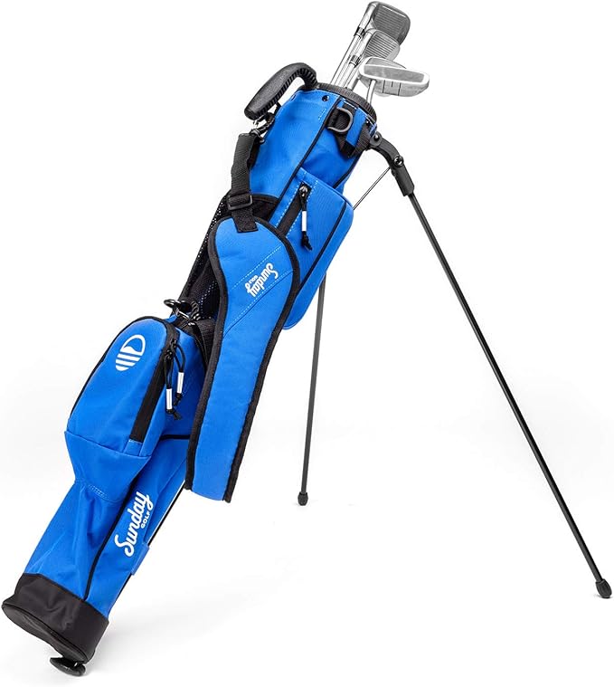 The Original Lightweight Sunday Golf Bag with Stand – Easy to Carry, Durable Pitch & Putt Bag for Driving Range, Par 3 & Executive Courses