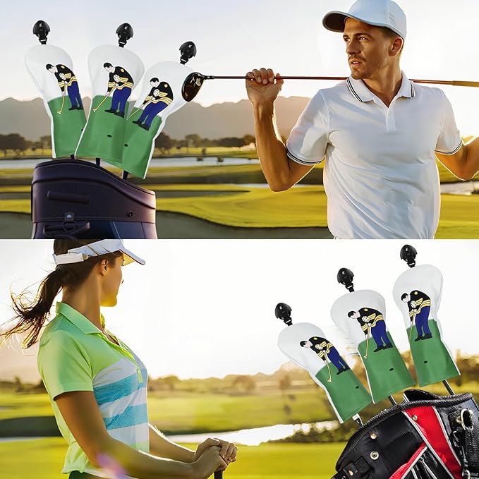Golf Club Head Covers, Golf Club Covers, Driver Headcover，Driver Cover，Golf Club Covers，Novelty DriverHead Covers
