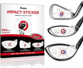 Golf Impact Tape - High-Resolution Strike Stickers for Iron, Wood & Fairway Clubs, Non-Residue, Swing Training Aid Impact Labels
