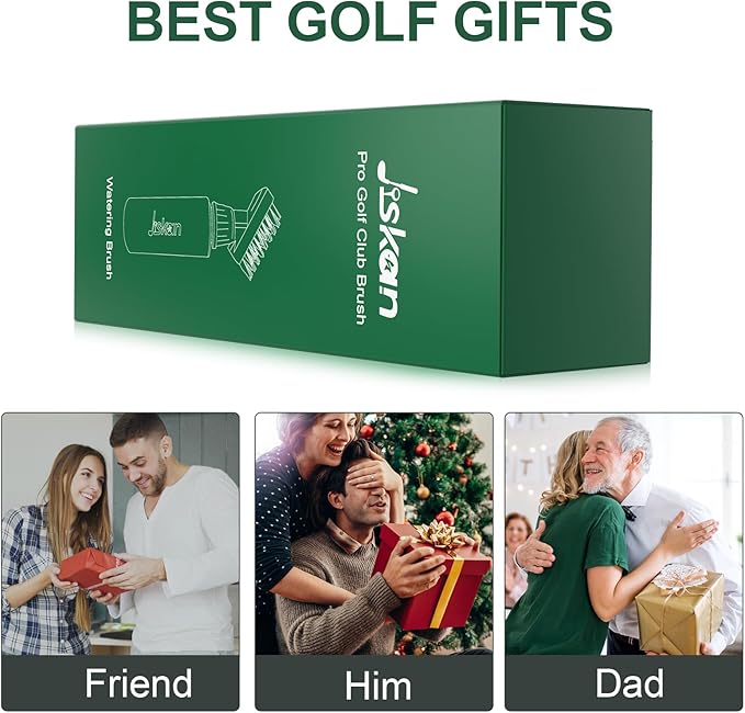 Pro Golf Club Cleaner Includes Water Golf Club Brush Golf Towel Golf Accessories for Bag Essentials Golf Accessories for Men Best Golf Gifts for Men/Women