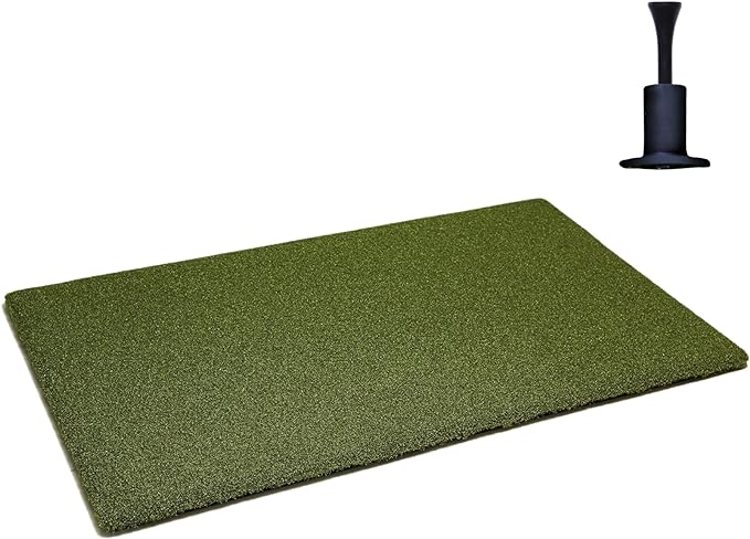 Real Feel Golf Mats The Original Country Club Elite 3'x5' Heavy Duty Commercial Practice Mat. The First Golf Mat That Takes A Real Tee and Lets You Swing Down Through,Simulator,Indoor/Outdoor