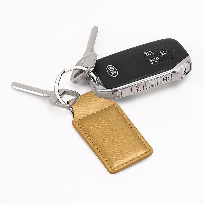 LaserGram Rectangle Keychain, Golfer Golfing, Personalized Engraving Included