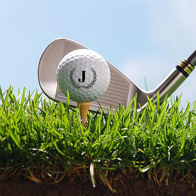 Personalized Golf Balls Gifts for Men, Unique Initial on Golf Balls, Custom Golf Balls, Golf Gifts for Dad, Mom and Golfers(12 Balls)