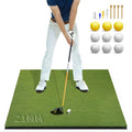 Bltend Golf Mat: 5x4ft & 5x5ft Heavy-Duty Golf Hitting Mats Practice Outdoor/Indoor, Elite Dense Artificial Turf Matt Training Aid for Backyard/Garage/Driving Range/Simulators