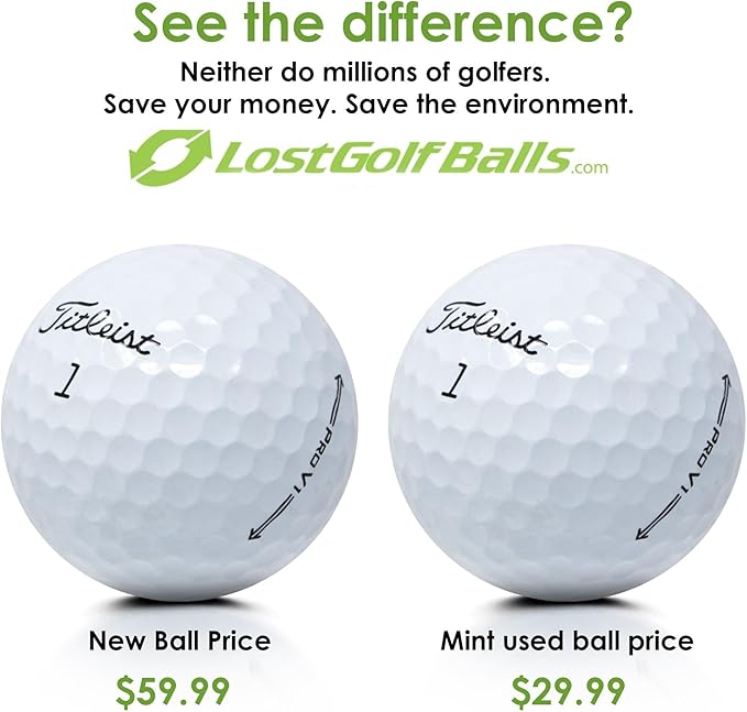 LostGolfBalls - e6 Golf Balls in Mint Condition, AAAAA Quality, Recycled Used Golf Balls, Best Value Golf Balls, White