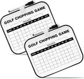 Golf Scorecard Board Erasable with 1 Free Pen, Plastic Write on Whiteboard Dry Erase Score Card Holder Accessories Gift for Men Women Golfer