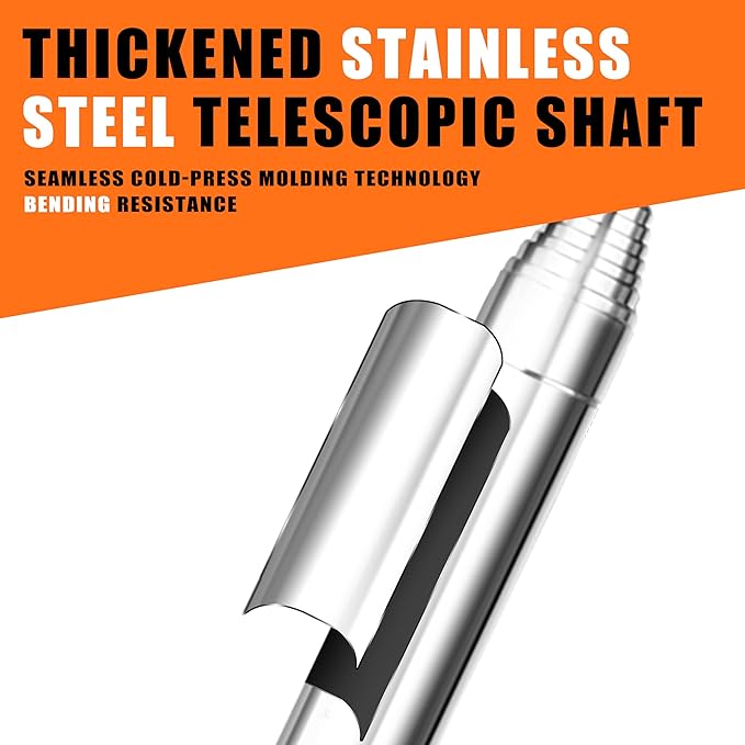 Golf Ball Retriever Telescopic for Water, 16.3Ft Stainless Steel Golf Ball Retriever, Professional Golf Ball Retriever(16.3Ft)