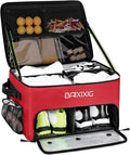 Golf Trunk Organizer, Waterproof Car Golf Locker with Separate Ventilated Compartment for 2 Pair Shoes, Golf Storage for Balls, Tees, Cap, Clothes, Gloves, Accessories, Gifts for Men, Women