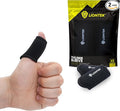 LIONTEK Thumb Sleeves Pair for Training, Weightlifting, BJJ, Golf, Basketball, & Everyday Activities | Compression Thumb Sleeve with Anti-Slip Grips for Protection, Blister Prevention, & Relief