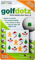 Golfdotz - USGA Rule Conforming Golf Ball Markers, Golf Ball Stickers for Marking Balls, No More Smearing from Stamps, Gifts for Golfers, Dads, and Retirees, (18-32-Count)