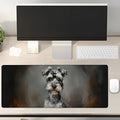 Schnauzer Gaming Mouse Pad Gifts 31.5" x 11.8", Non-Slip Rubber Base MousePads for Computers Laptop School Office Home Accessories Decor, Mouse Pad, Keyboard Desk Mat