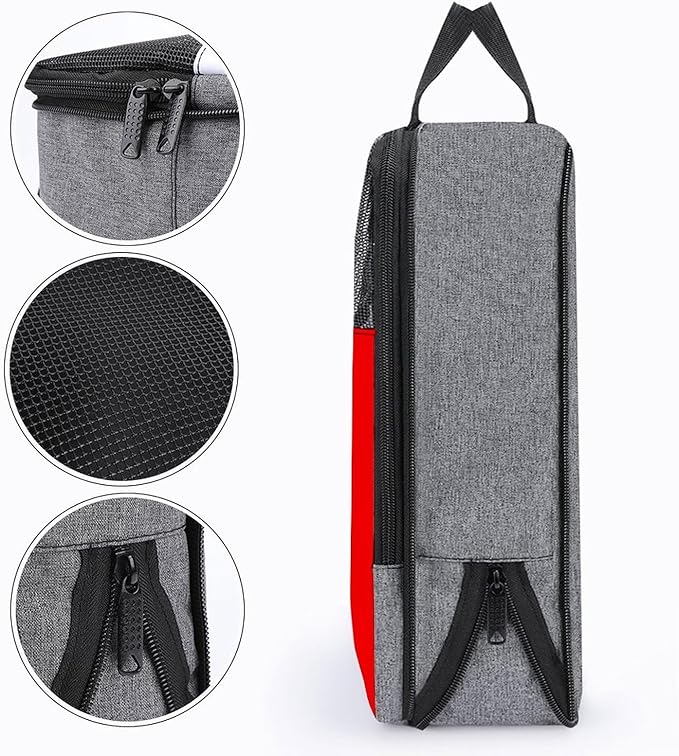 Portable Shoe Packing Storage Bag Travel Shoe Organizer with Zipper Closure for Travel and Daily Use (Canadian Canada Flag)