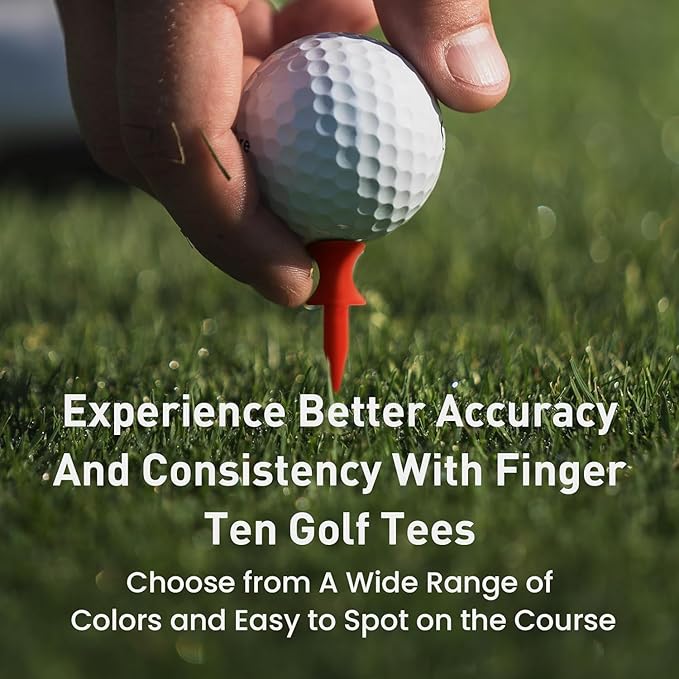 Plastic Golf Castle Tees Step Down Value 200 Count, Unbreakable Mixed or Same Height 1, 1 1/4, 2 3/4, 2 1/4, 2, 1 3/4, 1 1/2 Inch Length Colorful Pack for Practice