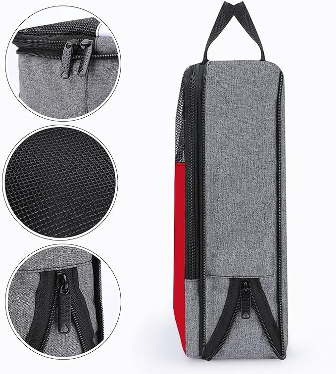 Dust-Proof Men & Women Travel Shoe Bag Mexican Mexico Flag Portable Travel Shoe Packing Bag for Gym Sneaker Bags