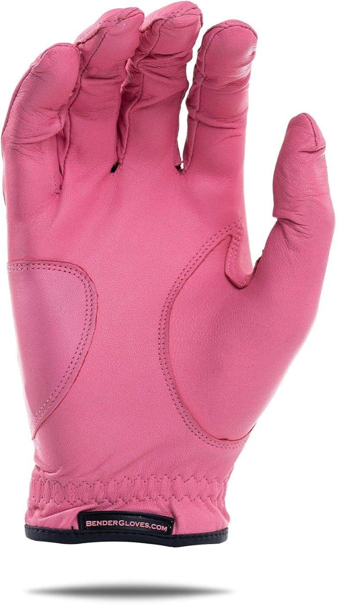 BG Bender - Mens Golf Glove, Durable Leather Golf Gloves, Unique Golf Gloves