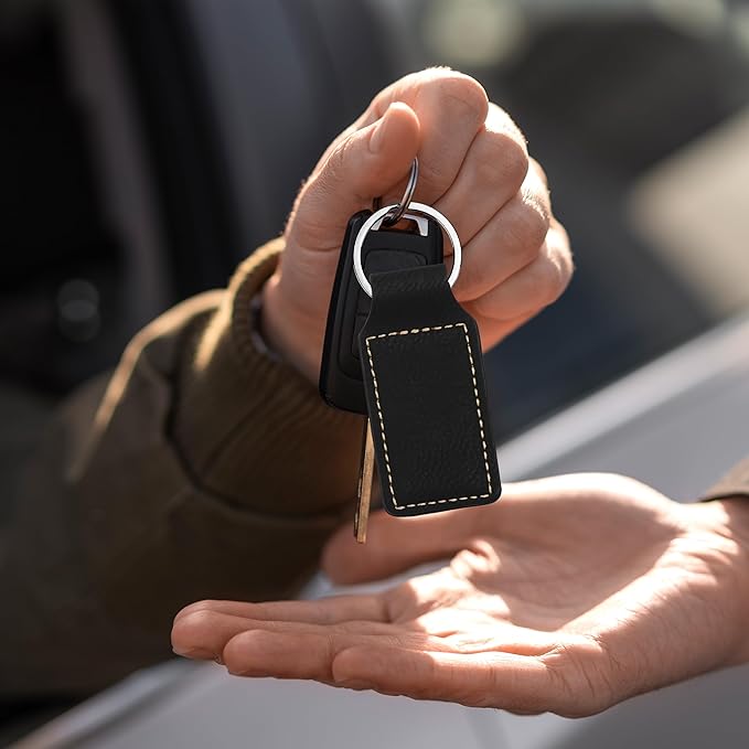 LaserGram Rectangle Keychain, Disc Golf, Personalized Engraving Included