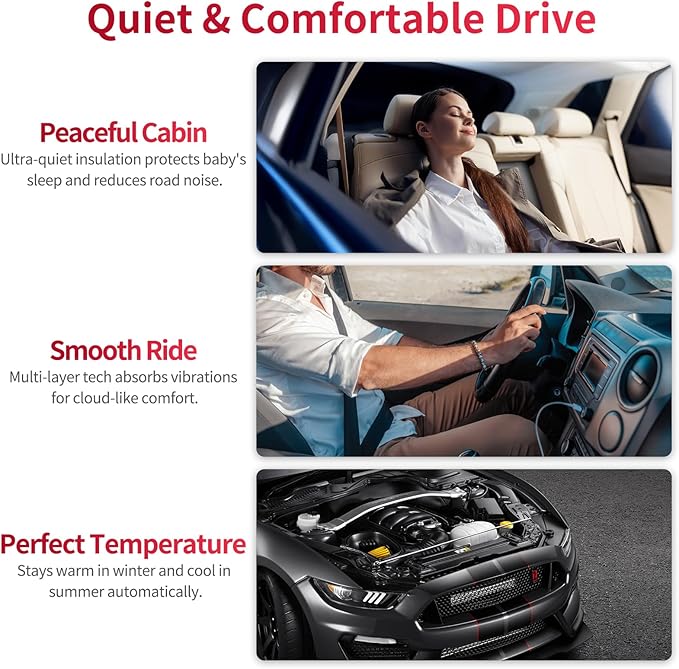197mil 49.73sqft Sound Deadening Mat, Heat Shield Automotive Carpet Car Insulation Foam Board Sound Dampening, Aluminum Foil Finish Noise Insulation and Vibration Dampening Material