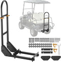 VEVOR Golf Cart Rear Seat Grab Bar, Compatible with Yamaha Club Car EZGO, Most Golf Carts with Metal Footplates, No Modification Needed, 27.5 to 33.5 Inch Height Adjustable