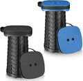 2 Pack Collapsible Stool - Lightweight Folding Stool, 485lbs Capacity, Portable for Adults, Camping, Fishing, Hiking, Outdoor, Travel
