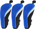 Andux Golf Hybrid Club Head Covers with Dial No. Tag Pack of 3 (All The Same Size)