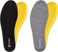2 Pair -Shoe Inserts for Mens Memory Foam Insoles,Replacement Insoles for Work Boots Running Shoes, Cushion Shock Absorbing for Foot Pain Relief, Comfort Breathable Inner Soles 46EU,US13