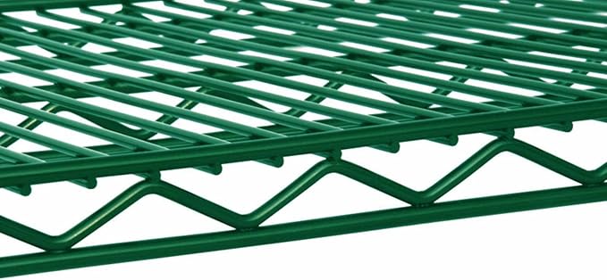 Omega Shelving Storage | 2 Tier Starter Shelving Unit 12" Deep x 60" Wide x 14" High - 800 lb Weight Capacity per Shelf, Adjustable Wire Shelving, Tool-Free Assembly |Freezer Shelving