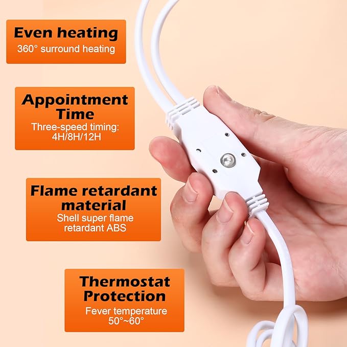Batting Glove Dryer Cleaner and Odor Eliminator Deodorizer Inserts with Thermal Heating and Timer for Baseball Softball Football Golf, Effectively Eliminates Odors