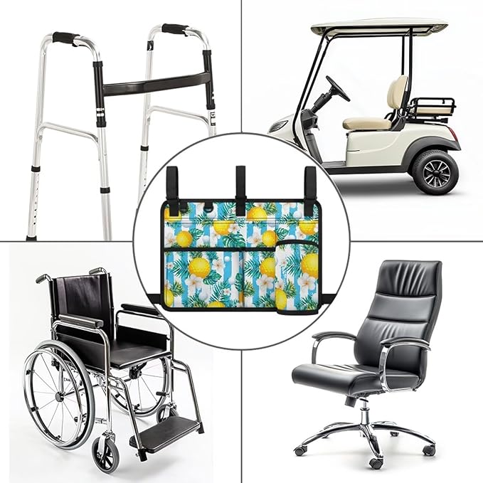 Golf Ball Golf Cart Rear Seat Organizer Universal No Drilling Storage Bag Lightweight Accessories