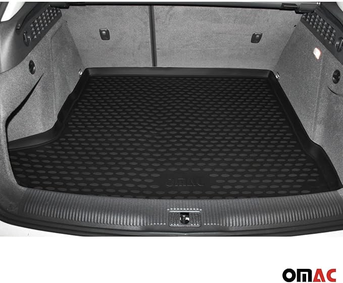 OMAC Cargo Mats Liner for VW Golf GTI MK7 2015-2021 Waterproof TPE Black