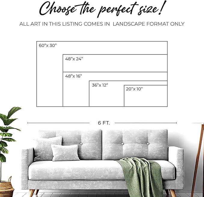 TAILORED CANVASES Golf Art Decor - Personalized Vintage Golf Wall Art Sign for Man Cave, Bedroom, Basement, Home Bar and Custom Gift for Husband, Dad, Wedding & Anniversary - 19th Hole Sign, 48"x24"