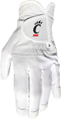 Team Golf NCAA Men's Left Hand Golf Glove, For Right Handed Players, One Size, Includes Removable Double-Sided Magnetic Ball Marker