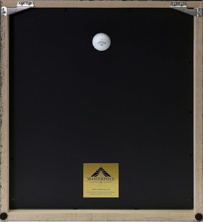 Albatross Golf Display Case Frame, 4 Components for Ball, Scorecard, Photo & Printed Graphic Info Insert