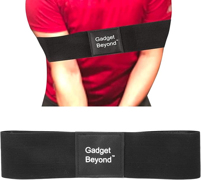 Gadget Beyond Golf Swing Training Aid, Swing Correcting Arm Band Golf arm Training aid Black, Golf Swing aids Training,Golf Swing Trainer