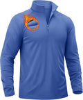 TACVASEN Men's Quarter Zip Pullover Fleece Lined Thermal Long Sleeve Golf Shirt 1/4 Zip Warm Winter Sweatshirts