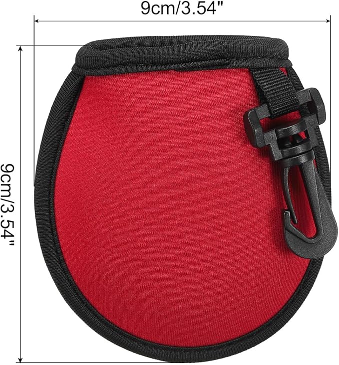 PATIKIL Golf Ball Washer Pouch, Portable Golf Balls Cleaner Pocket Bag with Hanging Clip for Women Golf Exercise