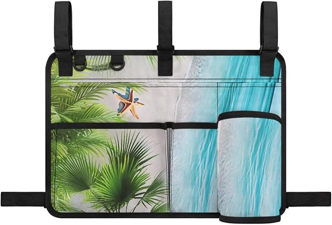 Fashion Golf Cart Rear Seat Organizer Lightweight Storage Bag Accessories for Club Car, Wheelchair and Walker