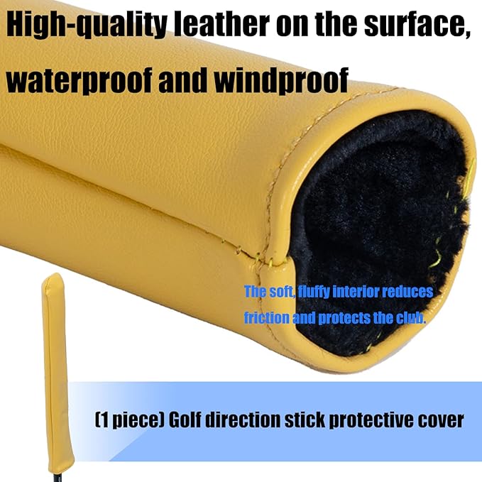 Golf Alignment Rod Cover Case Holder Simple Rods Cases Golfs Club Protector Stick Headcover Enduring Golfs Stick Cover Rods