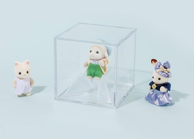 Baseball & Golf Ball Display Case Acrylic Cube Square Clear Memorabilia Display & Storage Sports Official Baseball Accessories (Golf Ball Case, Standard)