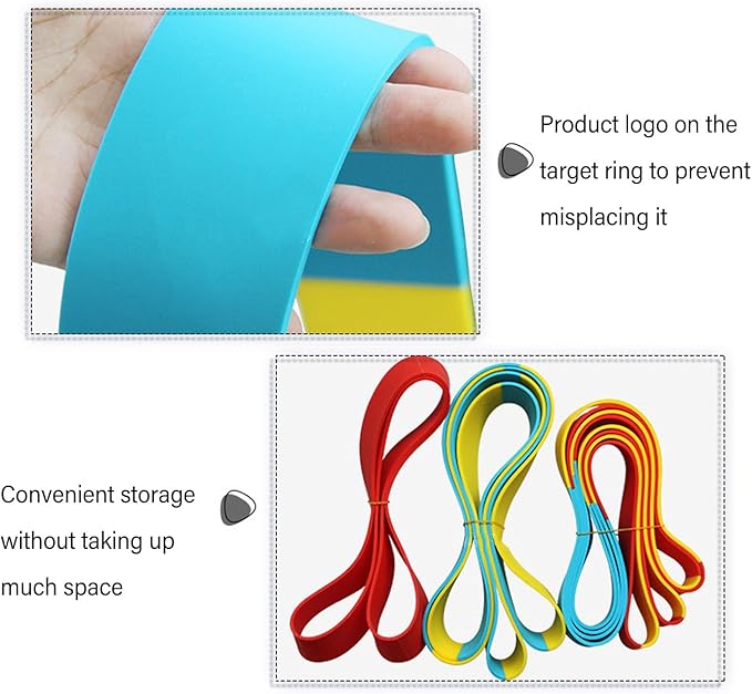 3Pcs Golf Putting Target Circle, Silicone Waterproof Portable Golf Chipping Target Rings for Training