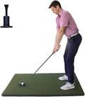 The Original Country Club Elite by Real Feel Golf Mats 4' X 5' Simulator Size Golf Mat | Heavy Duty Commercial Practice Mat | Accepts A Real Tee | Swing Down and Through | Indoor/Outdoor