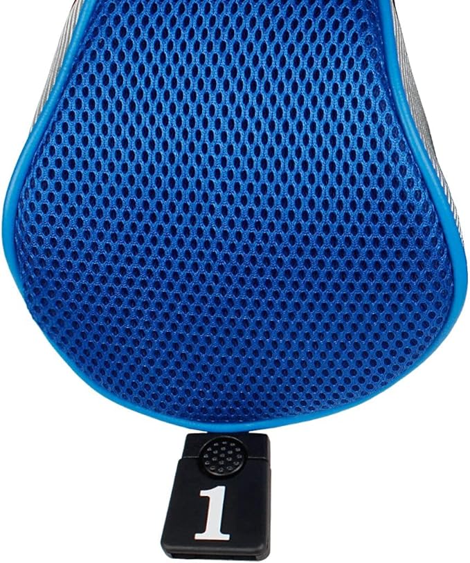 Andux 4pcs/Set Mesh Golf 460cc Driver Fairway Wood Club Head Covers Long Neck with No. Tags
