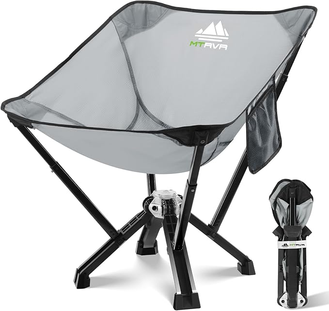 Camping Chair for Outdoor Use — Stable Folding Design, Reliable Support, Anti-Slip Feet, Portable Chair for Camping, Fishing & Beach