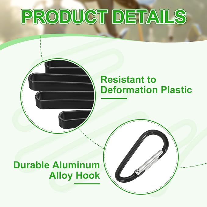 PATIKIL Golf Gloves Stretcher, Plastic Keeper Support Rack Holder Dryer Hanger Frame with Hanging Hook