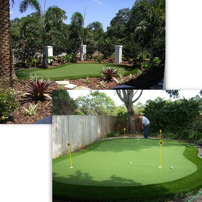 Golf Putting Green - Artificial Grass Turf 5FT X 8FT, Indoor/Outdoor Training Mat, Synthetic Fake Grass for Baseball, Football, Gym Sports