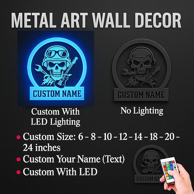 Custom Gecko Metal Sign with LED Lights, Personalized Metal Wall Art for Home Decor, Unique Hanging Gift Idea for Gecko Lovers, Stylish Indoor & Outdoor Decor, Perfect for Any Space